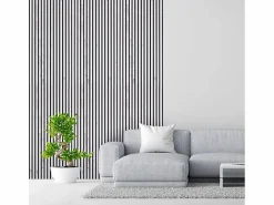 AHD Panel De Pared | 4 paneles acústicos decorativos efecto mármol blanco 120x60 cm Tabb-M