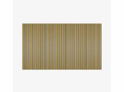 AHD Panel De Pared | 4 paneles decorativos de pared de madera efecto dorado 120x60cm Tabb-GO