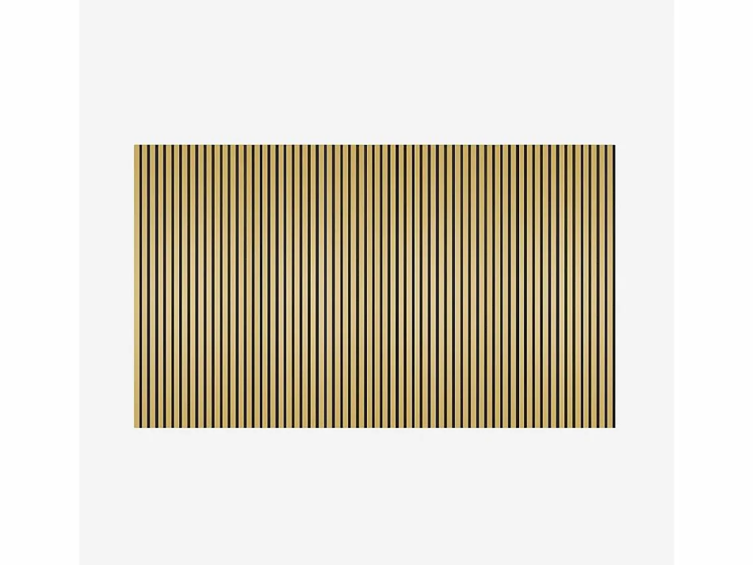 AHD Panel De Pared | 4 paneles decorativos de pared de madera efecto dorado 120x60cm Tabb-GO