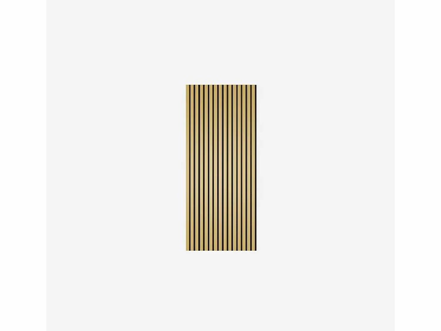 AHD Panel De Pared | 4 paneles decorativos de pared de madera efecto dorado 120x60cm Tabb-GO