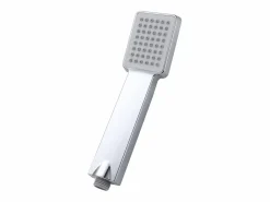 Aica Columna De Ducha * Columna de Ducha Termostática Cromada| Alcachofa Cuadrada Grande | Barra Regulable 76-118 cm | Sistema de Ducha Superior Plateado