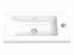 Aica Mueble De Baño Simple | Mueble de baño con lavabo, Roble, 44 x 23 x 60 cm