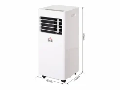 Aire Acondicionado, Ventilación | Aire acondicionado portátil 3 en 1 de 21 kW con control remoto, temporizador de 24 horas, 2 velocidades, refrigeración, deshumidificación y ventilador