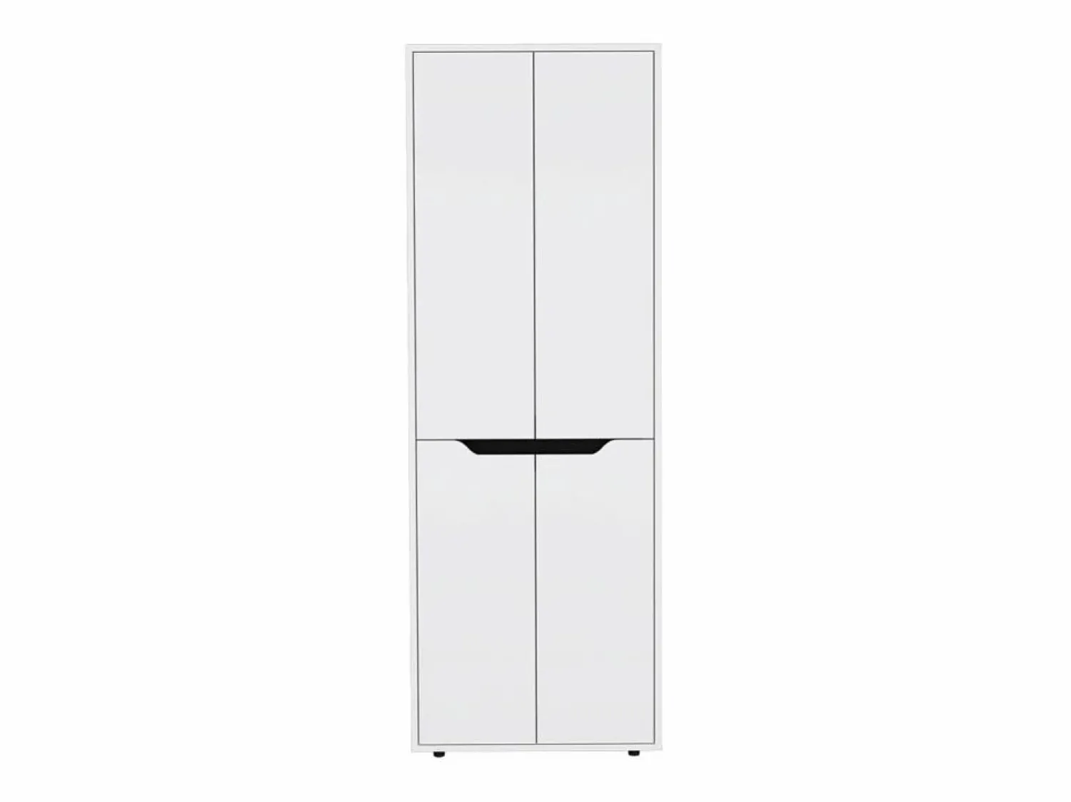 Alacena Herring en melamina con 4 puertas y 5 estantes , blanco , 170 cm X 60 cm X 30 cm < TuHome Outlet