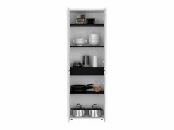 Alacena Herring en melamina con 4 puertas y 5 estantes , blanco , 170 cm X 60 cm X 30 cm < TuHome Outlet