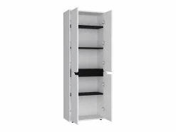 Alacena Herring en melamina con 4 puertas y 5 estantes , blanco , 170 cm X 60 cm X 30 cm < TuHome Outlet