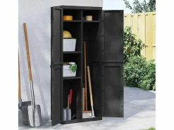 Alavieska Armario de almacenaje exterior PP 65x37x165 cm < Garden Furniture Best