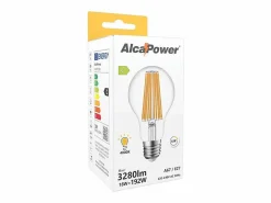 Alcapower - Bombilla LED E27 A67 de 18 W, 3280 lm, ángulo de 320°, clase energética C, Ø67 mm, luz instantánea, larga duración (4000 K) < Outlet