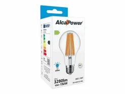 Bombilla | Alcapower - Bombilla LED E27 A67 de 18 W, 3280 lm, ángulo de 320°, clase energética C, Ø67 mm, luz instantánea, larga duración (6000 K)