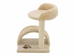 Alfie Dean Rascador para gatos con poste de sisal 40 cm y marrón < Garden Furniture Best