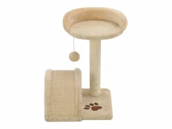 Alfie Dean Rascador para gatos con poste de sisal 40 cm y marrón < Garden Furniture Best