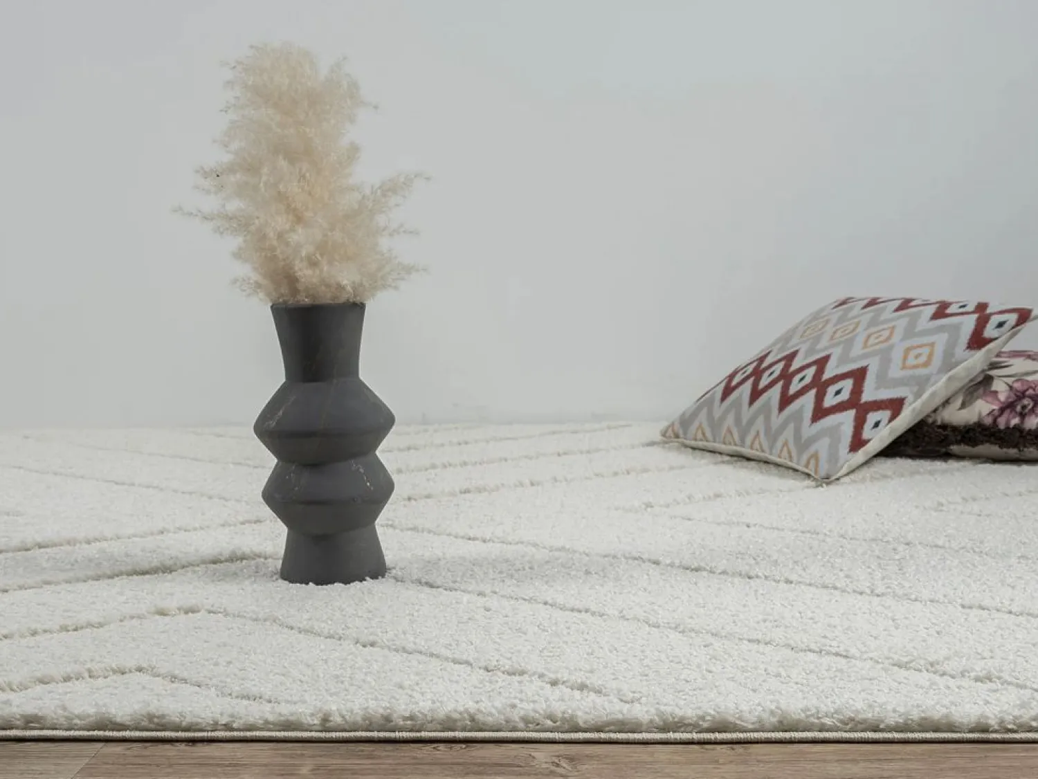 Alfombra Bahar Shaggy patrón triángulos, , 160 x 230 cm < the carpet Discount