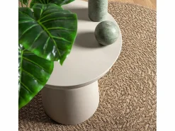 Alfombra con aspecto de yute interior y exterior 90 cm < Clicnbuy Hot