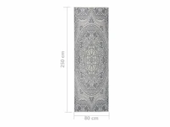 Alfombra de exterior de tejido plano rayas es 80x250 cm < Clicnbuy New