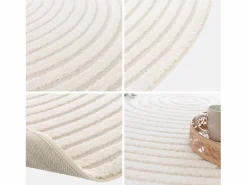Alfombra interior redonda con relieve en color < Sweeek Clearance
