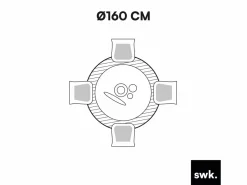 Alfombra interior redonda con relieve en color < Sweeek Clearance