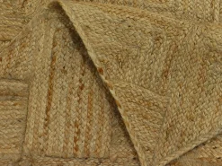 Alfombra rectangular 100 % yute trenzado - 160 x 230 cm - Natural - DAYA < OZAIA Discount