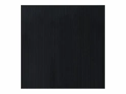 Alfombra cuadrada negra 100x100 cm bambú < Online