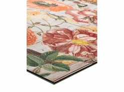 Alfombra de cocina - dibujos con flores - - 52 x 200 cm - RICCI < Best