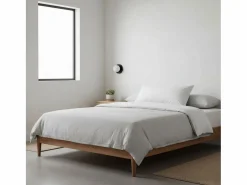 Almohada | Almohada Noah de fibra tacto seda transpirable blanco 90 cm
