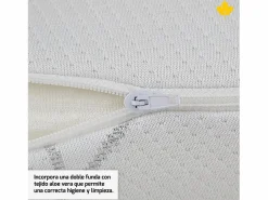 Almohada | Almohada Viscoelastica 105 cm Descansin | Efecto nube | Visco | Alivia Tensiones | Doble Funda