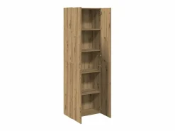 Aparador alto madera de ingeniería roble artisan 60x32x190 cm < vidaxl Online