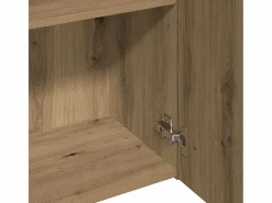 Aparador alto madera de ingeniería roble artisan 60x32x190 cm < vidaxl Online