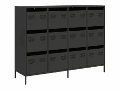 Aparador de acero laminado en frío 135x39x103,5 cm < vidaxl