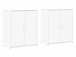 Aparador de madera de ingeniería 2 uds 60x31x70 cm < vidaxl Online