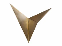 Aplique de metal - L. 34 x P. 5 x A. 34 cm - Oro - BIRDO < OZAIA Online