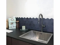 Essebagno Grifo De Cocina * Architek mezclador de fregadero con rociador extraíble cobre cepillado Gris