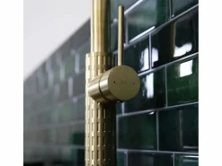 Essebagno Grifo De Cocina * Architek mezclador de fregadero con rociador extraíble oro cepillado Dorado