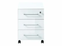 Archivo con ruedas Gw-Monteria repro roble Navarra y blanco < vidaxl Discount