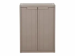 Armario almacenaje de jardín PP apariencia madera 65x45x88 cm < vidaxl Outlet