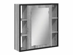 Armario con espejo de baño madera Sonoma 60x16x60 cm ES614755 < New