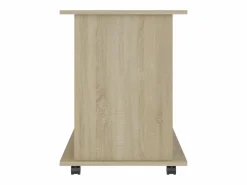 vidaxl Cajonera De Escritorio | Armario con ruedas madera contrachapada roble Sonoma 60x45x60cm