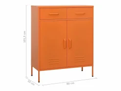 Armario de almacenamiento acero 80x35x101,5 cm < vidaxl Discount