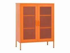 vidaxl Cajonera De Escritorio | Armario de almacenamiento acero 80x35x101,5 cm