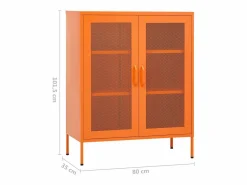 vidaxl Cajonera De Escritorio | Armario de almacenamiento acero 80x35x101,5 cm
