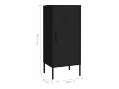 vidaxl Cajonera De Escritorio | Armario de almacenamiento acero 42,5x35x101,5 cm