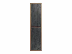 Armario de baño flotante natural y antracita, H170 cm, TIKITIKI < Vente-unique Clearance