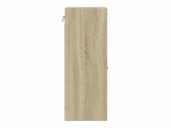 Armario de baño madera contrachapada roble Sonoma 30x30x80 cm < vidaxl