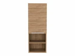 TuHome Columna De Baño | Armario de Pared baño Mila, con estantes , 81.71 cm X 29.99 cm X 25.50 cm , Beige