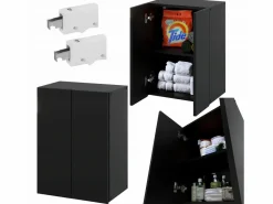 Armario de pared 40x25x60cm - Mueble alto y columna para baño < Sale