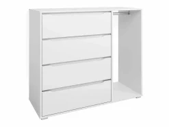 Vicco Muebles Niño * Armario de ropa para niños 120x48x101.9 ruben Blanco