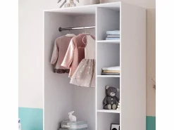 Vicco Muebles Niño | Armario de ropa para niños 100x50x200 elmo