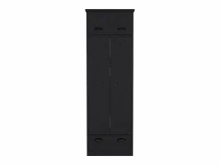 Armario falkland en melamina con 2 puertas ,2 estantes , 1 barra para colgar ropa , 1 gabinete superior y 1 cajon , , 179 cm X 59.2 cm X 50 cm < TuHome Best