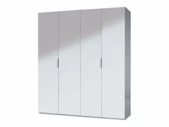 Armario * Armario grande 4 puertas dormitorio 180x200x52 cm Blanco
