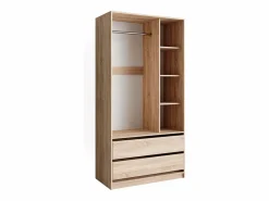 Vicco Muebles Niño | Armario infantil sonoma 100x50x200 elmo