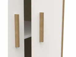 Armario | Armario Juvenil Infantil Naili 2 Puertas Roble Hamilton 90x183 cm